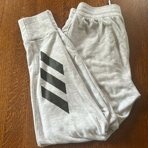Light gray adidas sweatpants